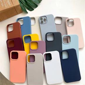 Liquid Silicone Gel Rubber phone case for iPhone 15 Pro Max