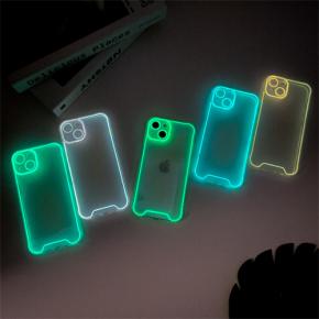 Luminous phone case for iPhone 15 Pro, Fluorescence glow in the dark phone case