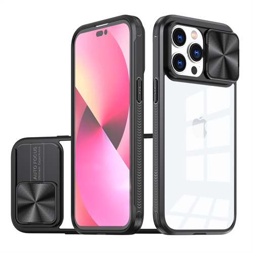 Designed for iPhone 14 Pro Max Case with Sliding Camera Cover, Shockproof & Military-Grade Protective Silicone Phone Case for iPhone 14 Pro Max 6.7 inch